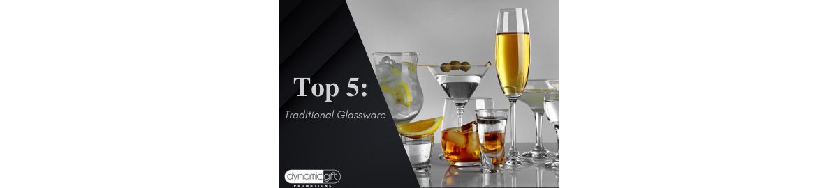 Top 5 custom glassware business gift ideas from Dynamic Gift Canada.