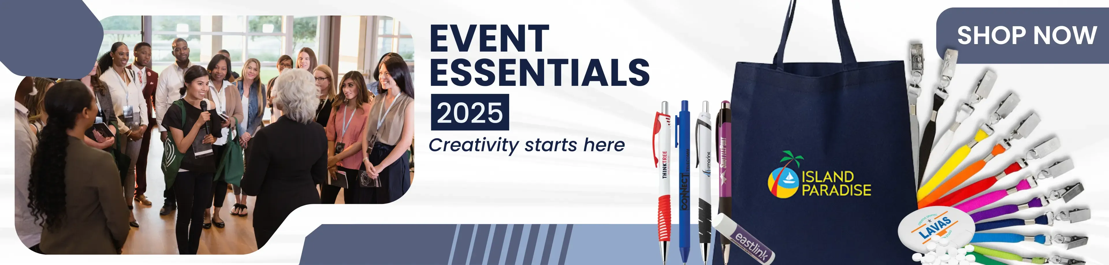 Trade Show & Event Products - Browse essential items for your booth and staff, as well as our most popular giveaway products!