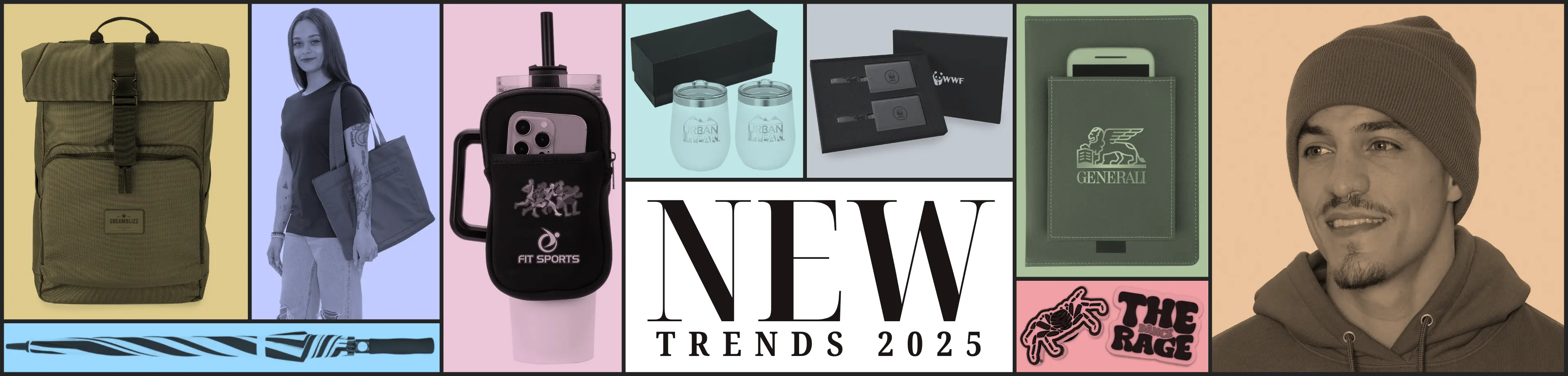 New Trends for 2025 - Trending promotional products, top staff picks, new arrivals and popular swag all just waiting for your custom design!