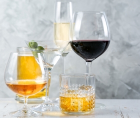 Wine & Whiskey Glasses