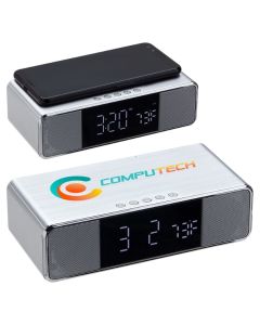 Alarm Clock & Wireless Speaker Charger