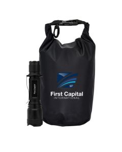 Dry Bag & Flashlight Set