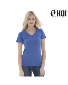 KOI Triblend V-Neck Ladies Tee