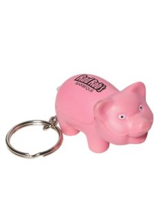 Pig Stress Reliever Key Chain