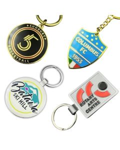 Raised Enamel Keyrings