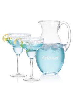 Pitcher & St Tropez Cocktail Glass Set (3pc)