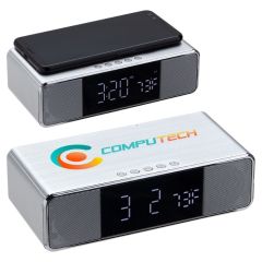 Alarm Clock & Wireless Speaker Charger