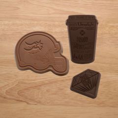 Custom Chocolate Shape (2" × 4")