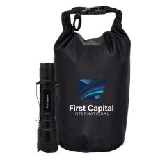 Dry Bag & Flashlight Set