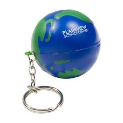 Earth Ball Stress Reliever Key Chain