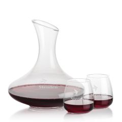 Innisfil Carafe & Stemless Wine Glass Gift Set