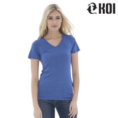 KOI Triblend V-Neck Ladies Tee