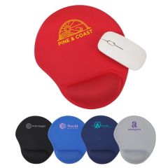 Mouse Pad with Gel Wrist Rest