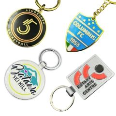 Raised Enamel Keyrings