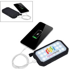 Solar Charge LED Power Bank (8,000mAh)