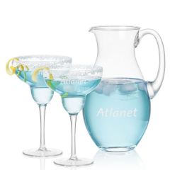 Pitcher & St Tropez Cocktail Glass Set (3pc)