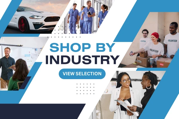 Shop by Industry - We carry multiple promotional products tailored specifically to different industry markets, get your logo onto them today and stand out from your competition!