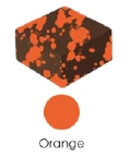 Chocolate Splatter 07 - Orange