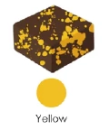 Chocolate Splatter 08 - Yellow