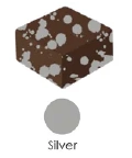 Chocolate Splatter 16 - Silver