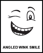 Angled Wink Smile SA-12