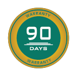 90d warranty offered by Dynamic Gift Canada on economy 40mm steel frames.